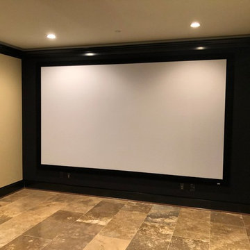 Home Theater Project With Acoustic Wall