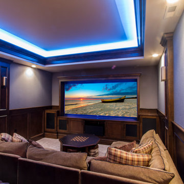 Home Theater Room 4k Projection System