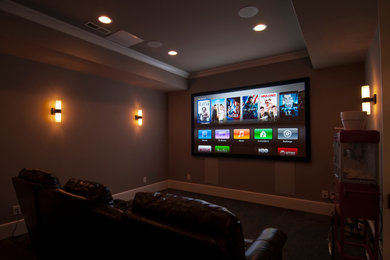 Home Theater, Savant and Lutron Lighting Project