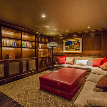 Home Theater transformed Library