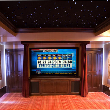 Home Theater with 3D Sky Ceiling