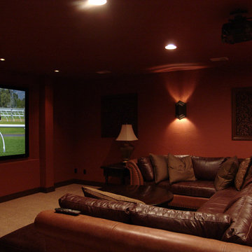 Home Theater with a Western Feel
