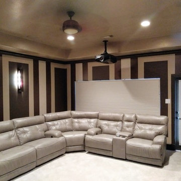 Home Theater with Sectional