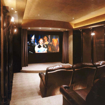Home Theaters - Cozy Masculine