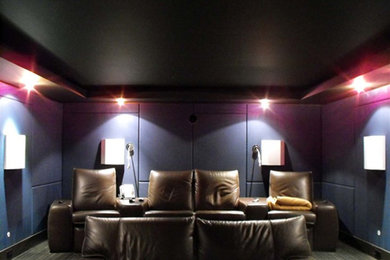 Photo of a home cinema in Toronto.