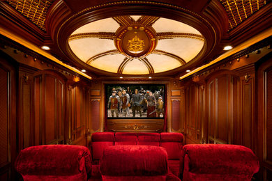 Home theater photo in Orange County