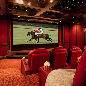 iTEC Private Theater Screening Room with 175" Diagonal Screen