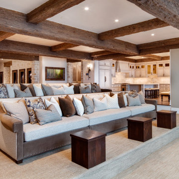French Country Home Theater
