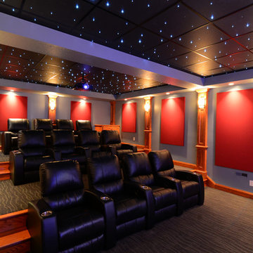 Large Elegant Home Theater Project