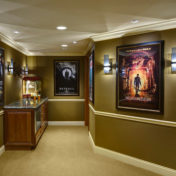 Lower Level Home Theater in Wildwood, MO