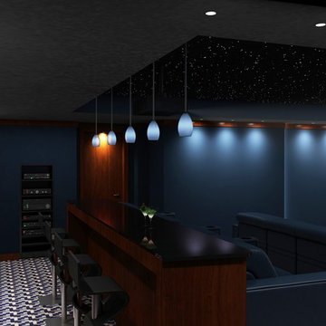 Marina Blue Custom Theatre