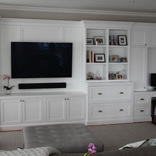 Living Room Cabinets Behind Tv
