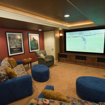 Media Room and Finished Basement in Upper Holland, PA
