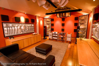 Home theater - home theater idea in Chicago