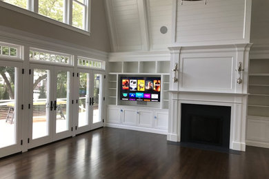 Large home theater photo in Boston