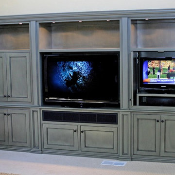 Media Room With 3 TVs - The Integrated Lifestyle