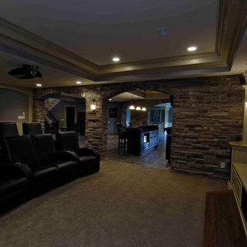 Media Rooms by Hensley Homes