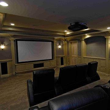 Media Rooms by Hensley Homes