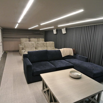 Modern Home Theater & Office - Western Suburbs