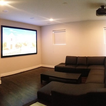 Modern Home Theater Room