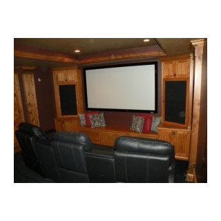 Mountain Home - Traditional - Home Theater - Salt Lake City - by M R