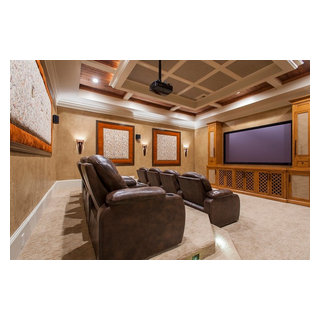 Mountain Home with Perfect Details - Traditional - Home Theater - Other