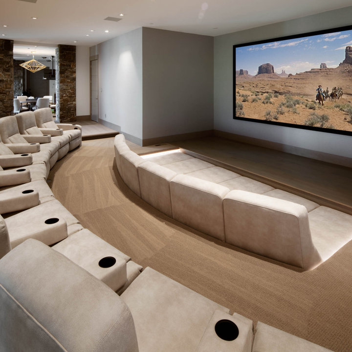 Home Theatre Design Ideas, Inspiration & Images - July 2024 | Houzz IN