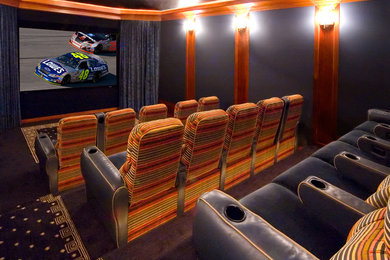 New Jersey Modern Home Theater