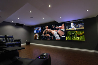 NFL Fan Cave Dolby Atmos 5.1.2 Home Theater