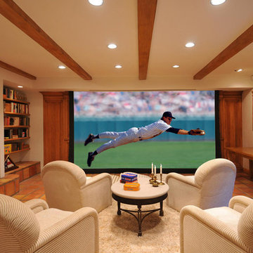 Pacific Palisades Custom Home Theater