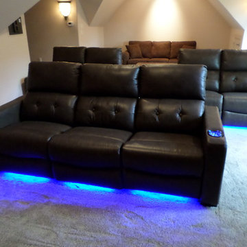 Palliser Theater Chairs with LED Kit