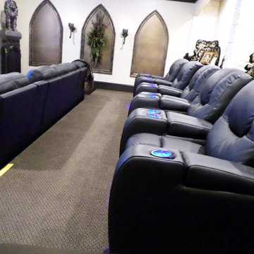 Parade of Homes Lubbock Home Theater Seating