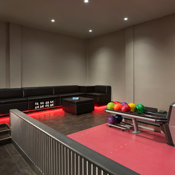 Private Bowling Alley for Hip Hop Music Mogul