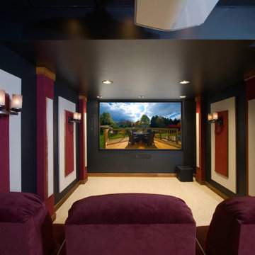 Pub-inspired Basement Remodel & Theatre Room - Mechanicsburg, PA