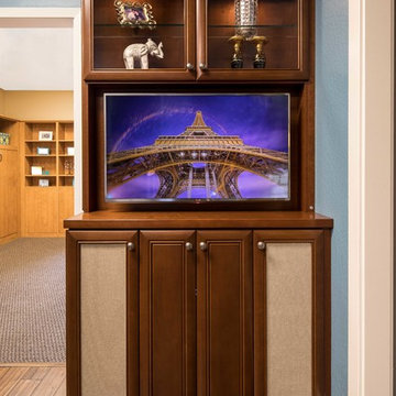 Retro Media Cabinet Display - Campbell Showroom