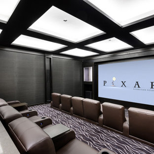 75 Beautiful Contemporary Home Theater Pictures Ideas August 2021 Houzz