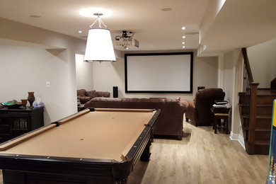Example of a home theater design in Toronto