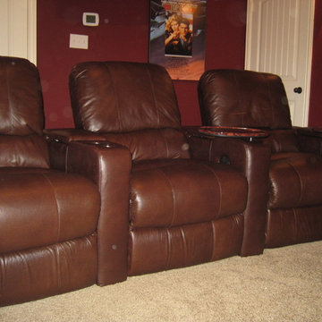 Row One Polaris Leather Theater Chairs