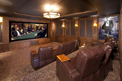 Example of a home theater design in Minneapolis