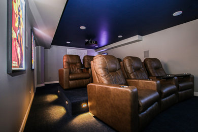 Home theater photo in St Louis