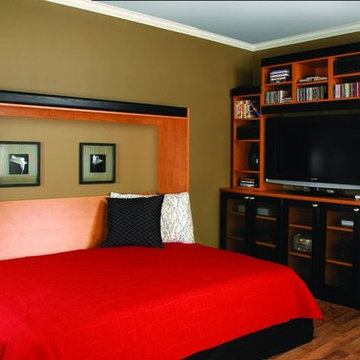 Side Bed with Media Center