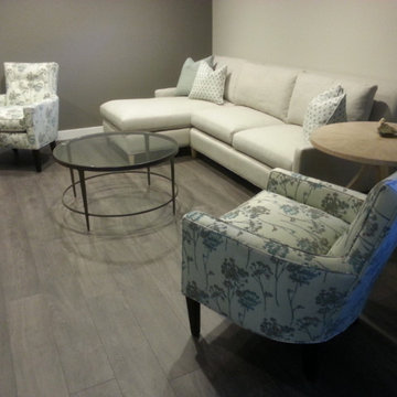 Simone Sectional, Alvin Chair, Harlowe and Finch Collection