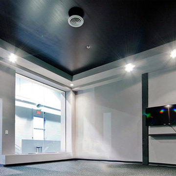 Stretch Ceiling in an Entertainment Room