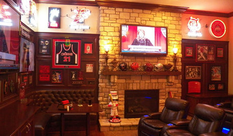 A Sports Bar in the Family Room