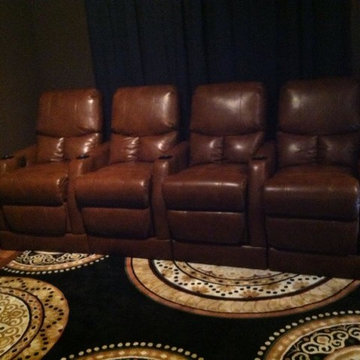 The City Lights Theater Seating with built-in riser