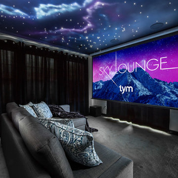 The Sky Lounge a home theater in the sky