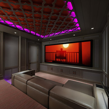 Theater Room for Remote Vacation Home