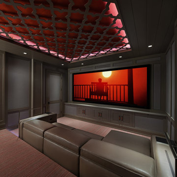 Theater Room for Remote Vacation Home
