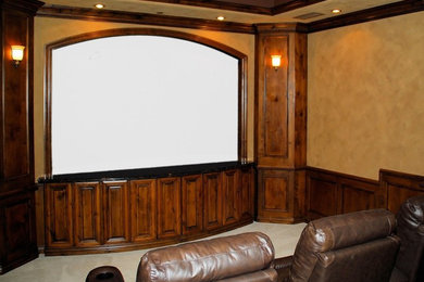 This is an example of a classic home cinema in DC Metro.