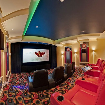 Tiered Seating Home Theater